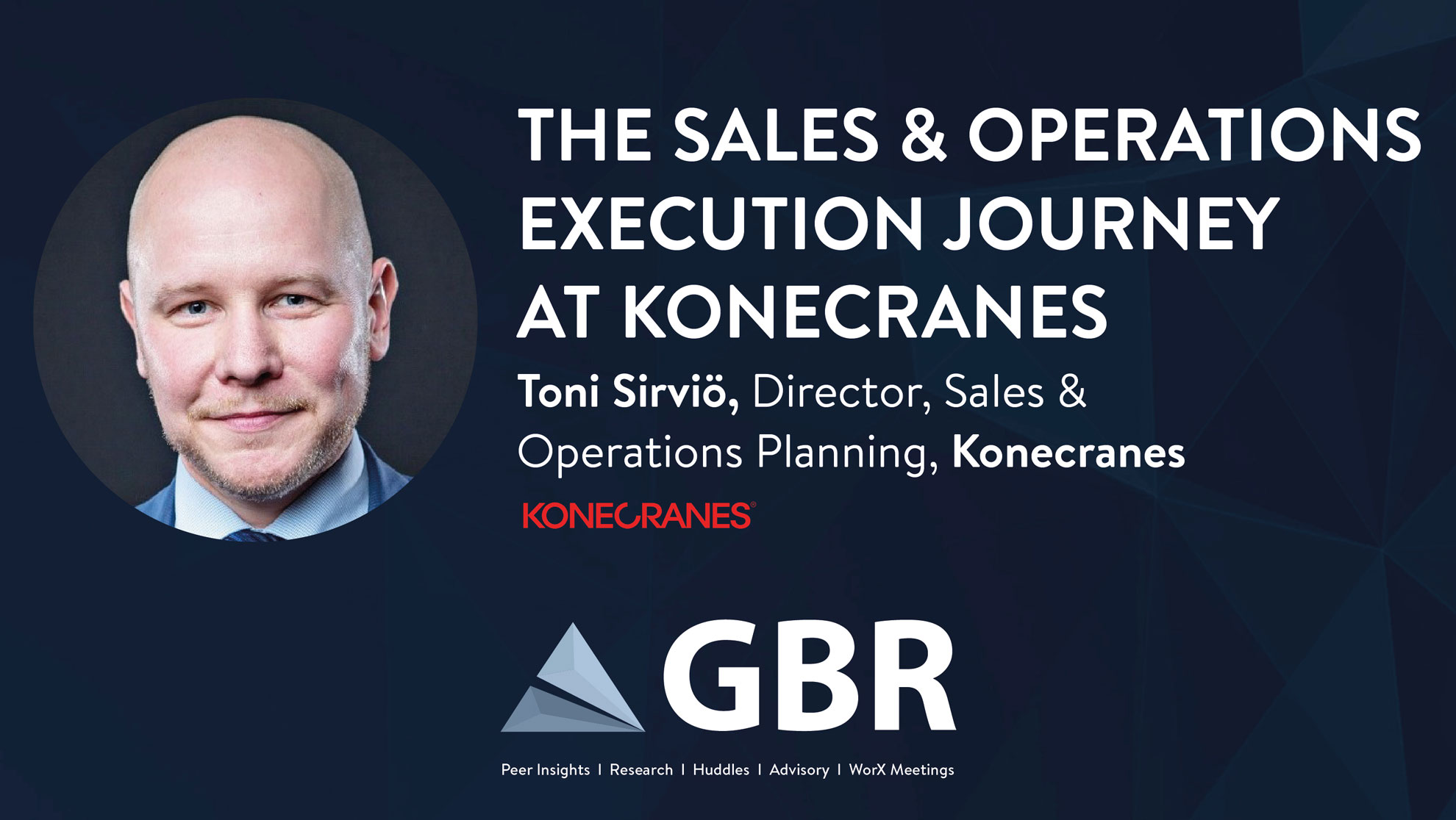 The Sales & Operations Execution Journey at Konecranes